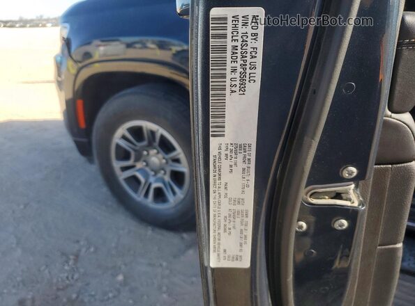 1C4SJSAP8PS569321 2023 JEEP WAGONEER Charcoal Widok naklejki z numerem VIN