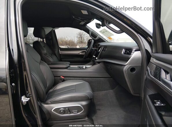 1C4SJSBP8SS533555 2025 JEEP WAGONEER L Black Front interior view