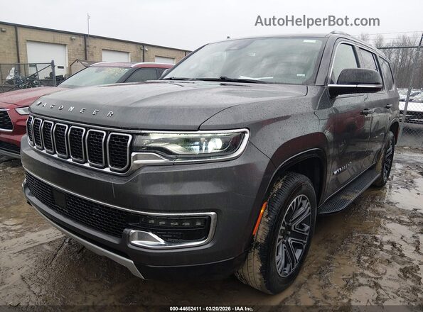1C4SJUBP4RS146197 2024 JEEP WAGONEER Gray Առջևի ձախ երեք քառորդ տեսարան