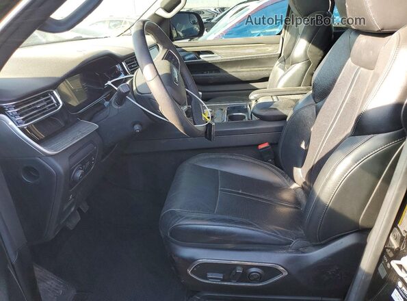 1C4SJUBT5NS160777 2022 JEEP WAGONEER Black Widok wnętrza z przodu