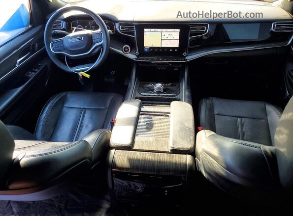 1C4SJUBT5NS160777 2022 JEEP WAGONEER Black Widok deski rozdzielczej
