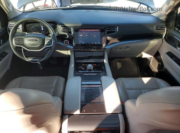 1C4SJVAT8PS542652 2023 JEEP WAGONEER Черный Вид панели приборов