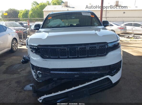 1C4SJVGP4RS187766 2024 JEEP GRAND WAGONEER White Widok zestawu wskaźników