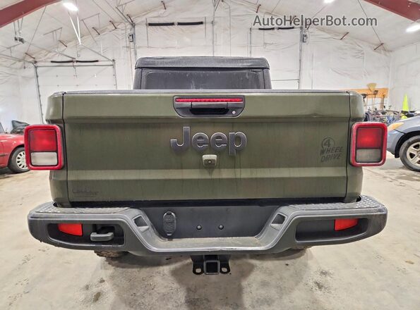 1C6HJTAG1ML574485 2021 JEEP GLADIATOR Green Widok z tyłu