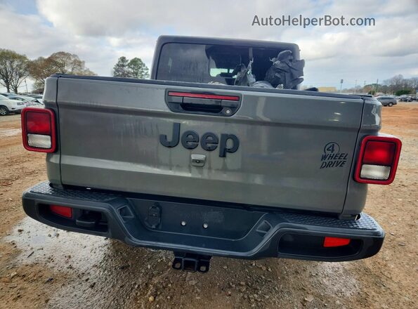1C6HJTAG2ML537140 2021 JEEP GLADIATOR Gray Вид ззаду