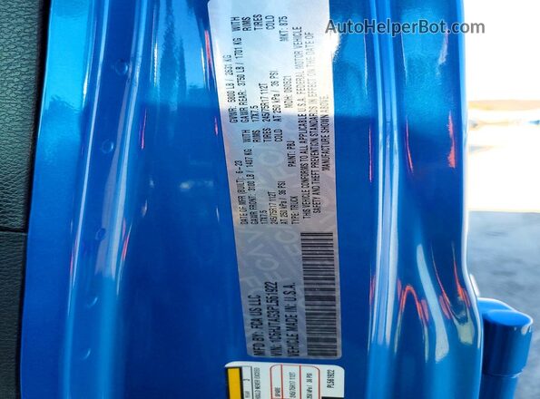 1C6HJTAG3PL561922 2023 JEEP GLADIATOR Blue Вид підкапотного простору