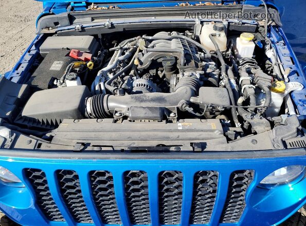 1C6HJTAG3PL561922 2023 JEEP GLADIATOR Blue Вид задньої частини салону