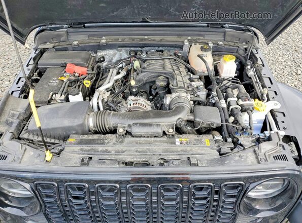 1C6HJTAG3RL126479 2024 JEEP GLADIATOR Черный Вид задней части салона