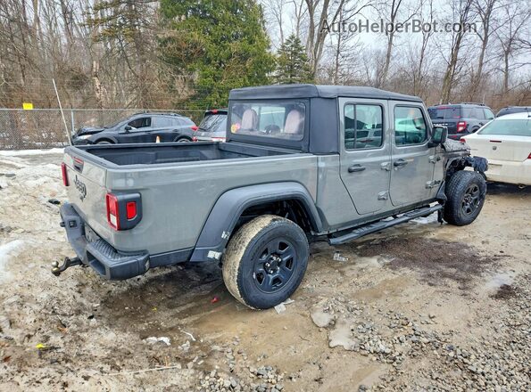 1C6HJTAG4ML524924 2021 JEEP GLADIATOR Gray Trasero derecho
