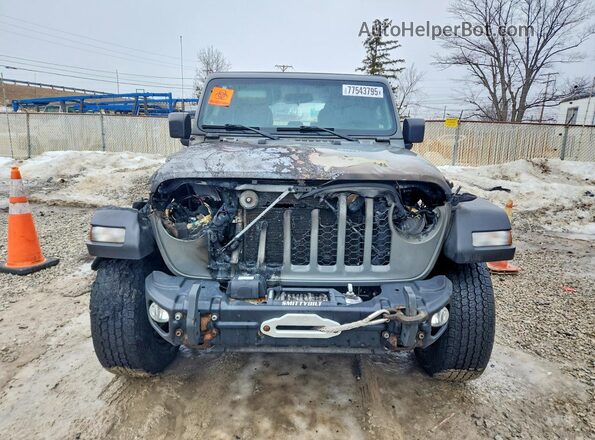 1C6HJTAG4ML524924 2021 JEEP GLADIATOR Gray Vista frontal