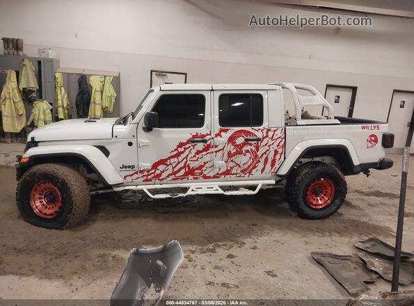 1C6HJTAG4ML541903 2021 JEEP GLADIATOR White Widok zestawu wskaźników