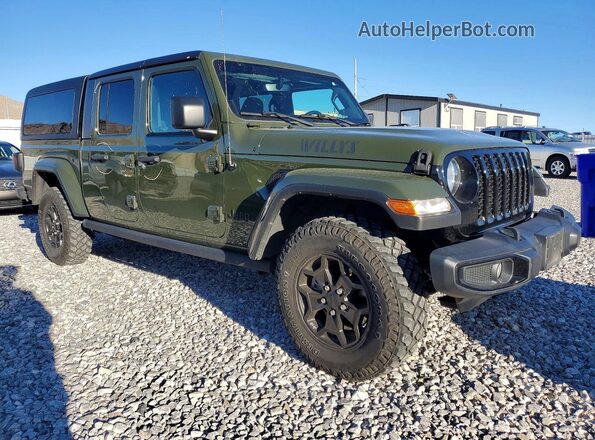 1C6HJTAG4ML591829 2021 JEEP GLADIATOR Green 