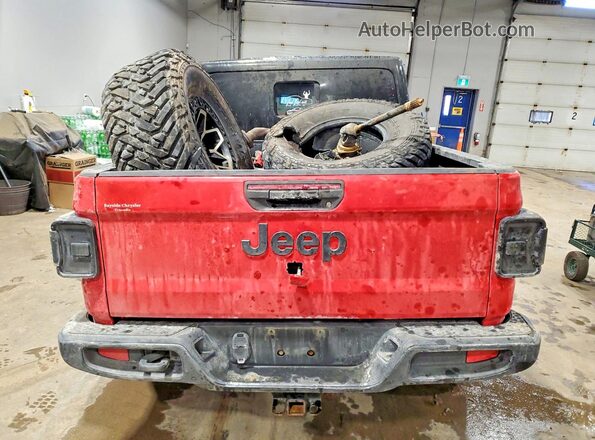 1C6HJTAG4NL106283 2022 JEEP GLADIATOR Red Вид ззаду