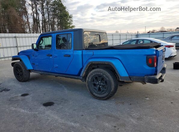 1C6HJTAG7ML613600 2021 JEEP GLADIATOR Blue Задня ліва чверть