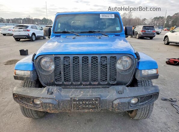 1C6HJTAG7ML613600 2021 JEEP GLADIATOR Blue Вид спереду