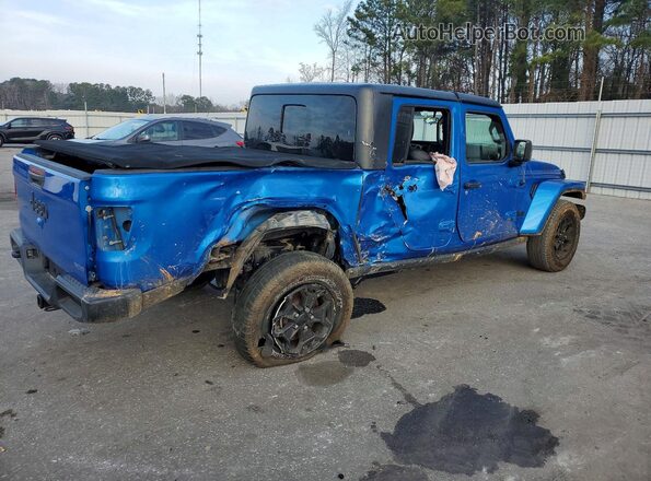 1C6HJTAG7ML613600 2021 JEEP GLADIATOR Blue Задня права чверть