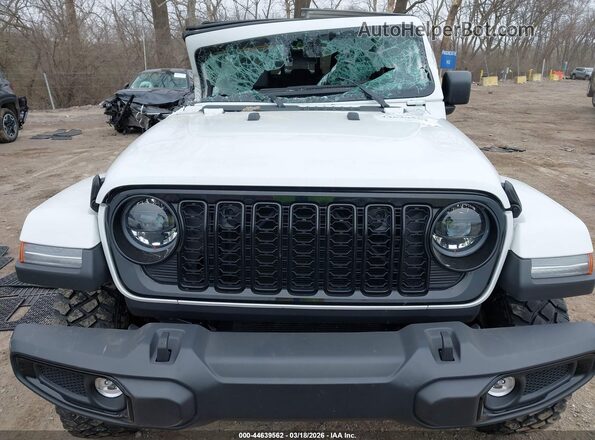 1C6HJTAG7RL134276 2024 JEEP GLADIATOR Белый Вид задней части салона