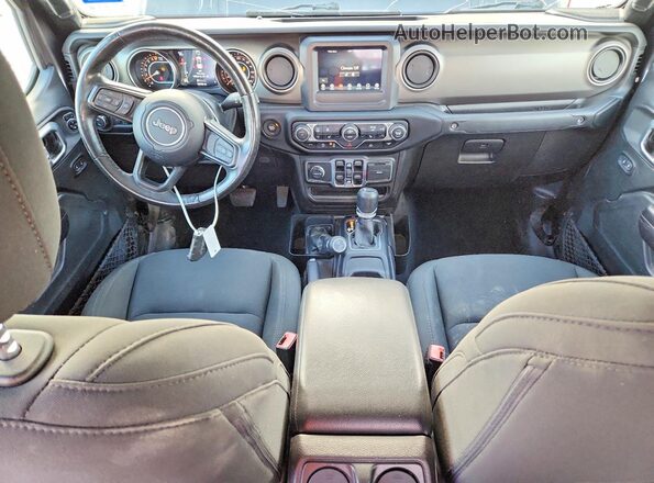 1C6HJTAG8ML532251 2021 JEEP GLADIATOR Gray Vista del salpicadero