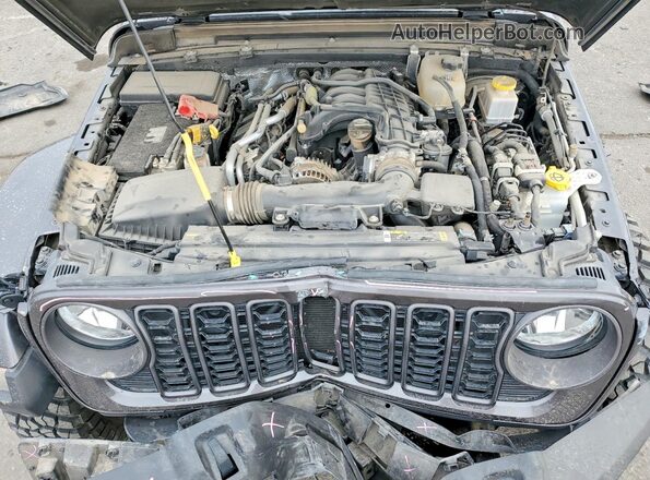 1C6HJTAG8RL130673 2024 JEEP GLADIATOR Gray Вид задньої частини салону