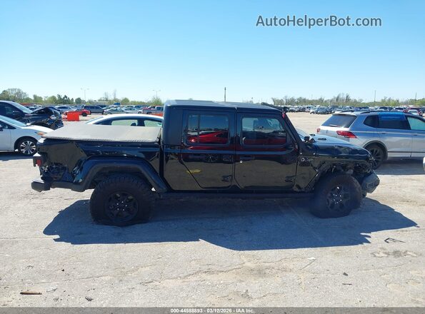 1C6HJTAG9NL104058 2022 JEEP GLADIATOR Black Вид задньої частини салону
