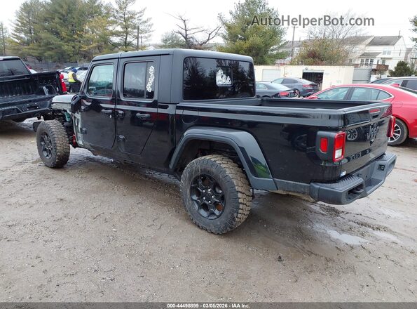 1C6HJTAG9PL579177 2023 JEEP GLADIATOR Black Trasero izquierdo