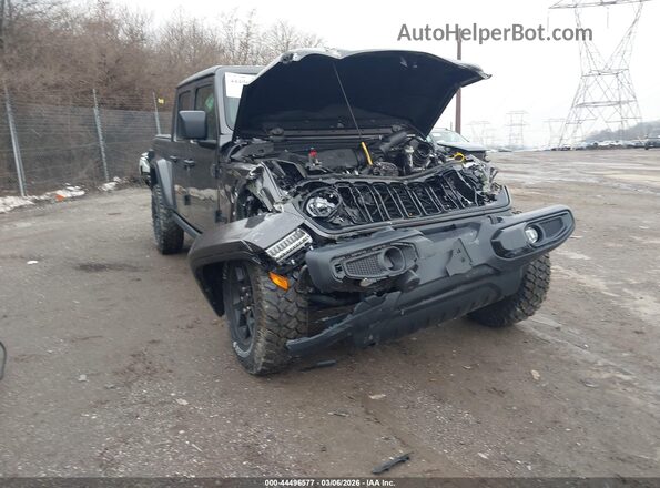1C6HJTAG9RL109976 2024 JEEP GLADIATOR Gray Front view