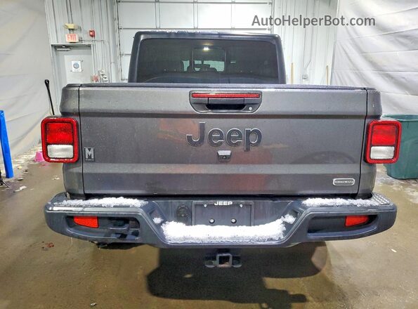 1C6HJTFG0ML504517 2021 JEEP GLADIATOR Gray უკანა ხედი