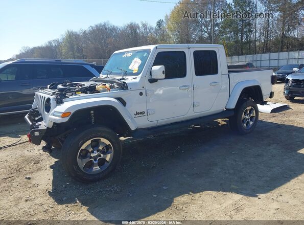 1C6HJTFG2ML511758 2021 JEEP GLADIATOR White Передня ліва чверть
