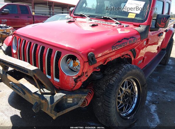 1C6HJTFG6LL189222 2020 JEEP GLADIATOR Красный Вид спереди