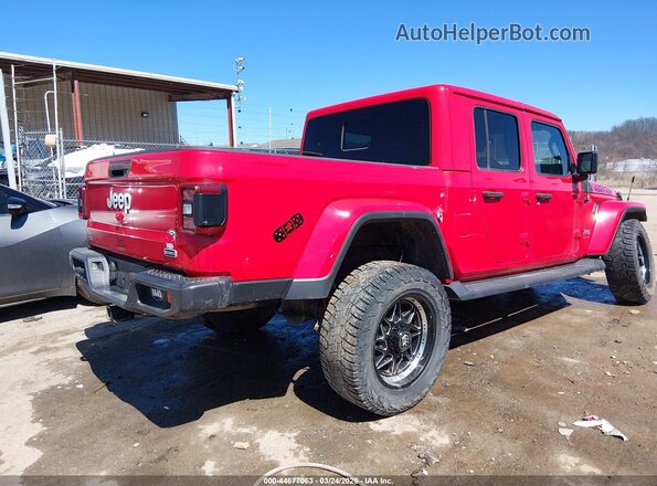 1C6HJTFG6LL189222 2020 JEEP GLADIATOR Красный Задняя правая четверть