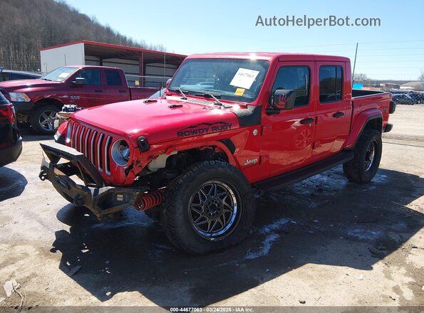 1C6HJTFG6LL189222 2020 JEEP GLADIATOR Красный Передняя левая четверть
