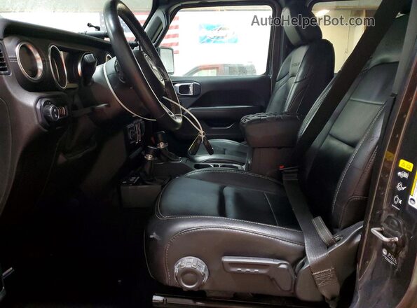 1C6HJTFG7ML552144 2021 JEEP GLADIATOR Gray Widok wnętrza z przodu