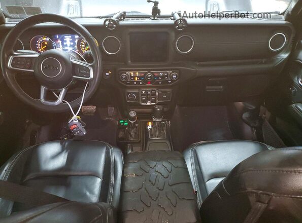 1C6HJTFG7ML552144 2021 JEEP GLADIATOR Gray Widok deski rozdzielczej