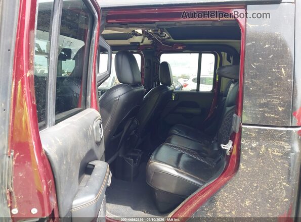 1C6HJTFGXML567088 2021 JEEP GLADIATOR Maroon Widok naklejki z numerem VIN