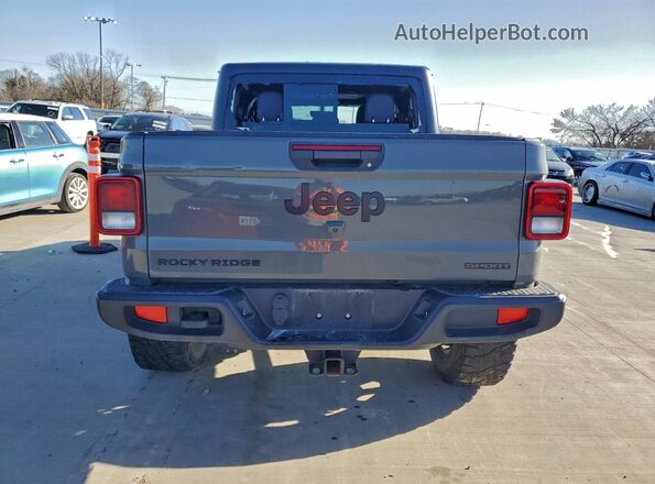 1C6JJTAG5ML599892 2021 JEEP GLADIATOR Gray Вид ззаду