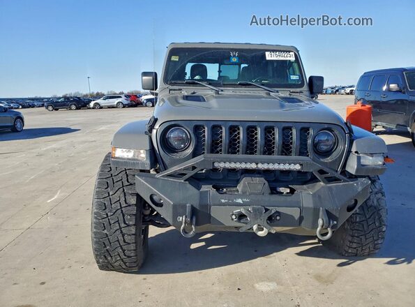 1C6JJTAG5ML599892 2021 JEEP GLADIATOR Gray Вид спереду