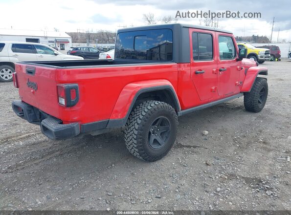 1C6JJTAM3ML513260 2021 JEEP GLADIATOR Red Rear right
