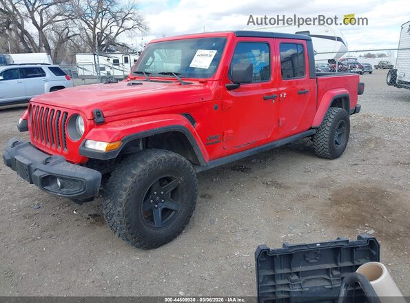 1C6JJTAM3ML513260 2021 JEEP GLADIATOR Red Front left