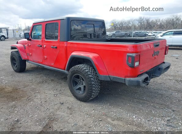 1C6JJTAM3ML513260 2021 JEEP GLADIATOR Red Rear left