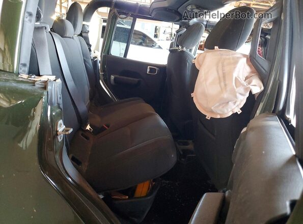1C6JJTAM7ML602815 2021 JEEP GLADIATOR Green Rear seats view