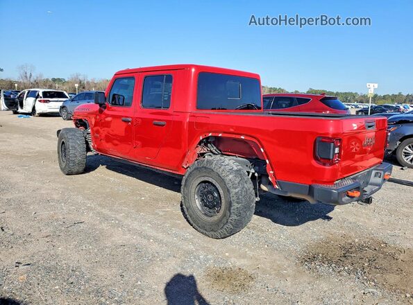 1C6JJTEG0ML617645 2021 JEEP GLADIATOR Red Trasero izquierdo