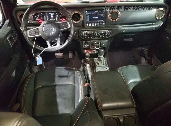 1C6JJTEG3ML581823 2021 JEEP GLADIATOR Burgundy Vista del salpicadero