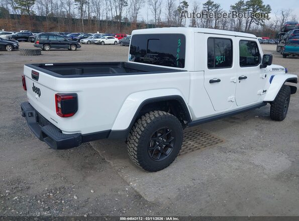 1C6PJTAG3SL504513 2025 JEEP GLADIATOR White Задня права чверть