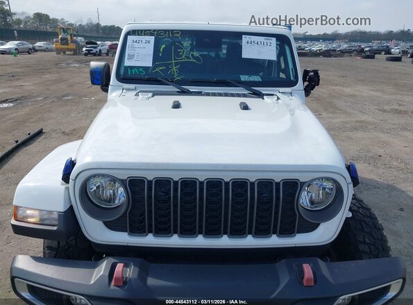 1C6PJTAG3SL504513 2025 JEEP GLADIATOR White Вид щитка приладів