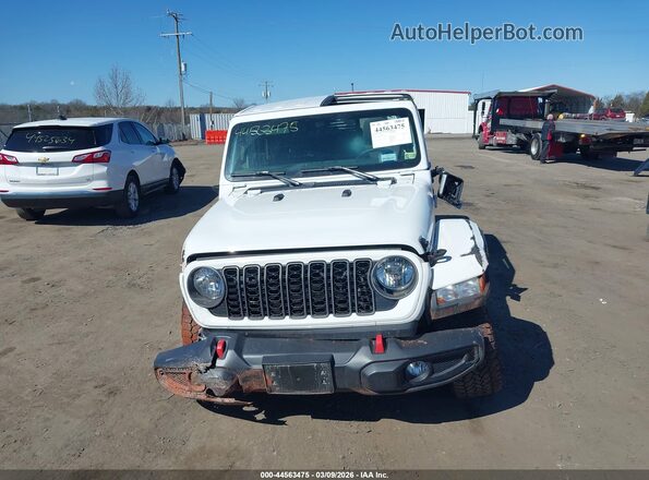 1C6PJTAGXSL502564 2025 JEEP GLADIATOR White Вид щитка приладів