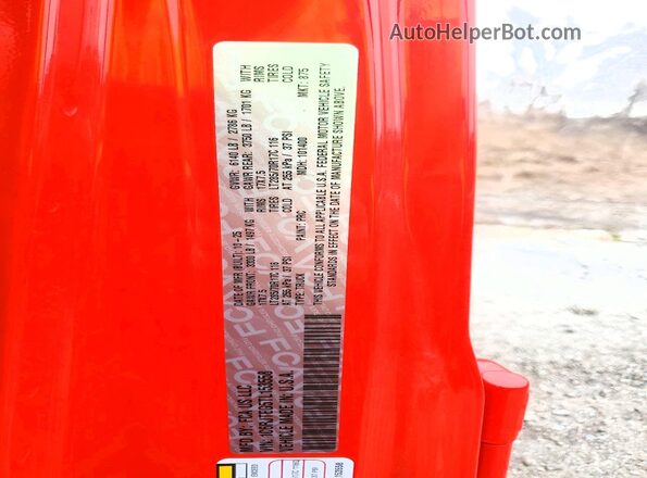 1C6RJTEG5TL153558 2026 JEEP GLADIATOR Red Вид підкапотного простору