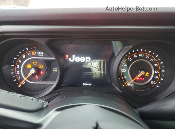 1C6RJTEG5TL153558 2026 JEEP GLADIATOR Red Вид щитка приладів