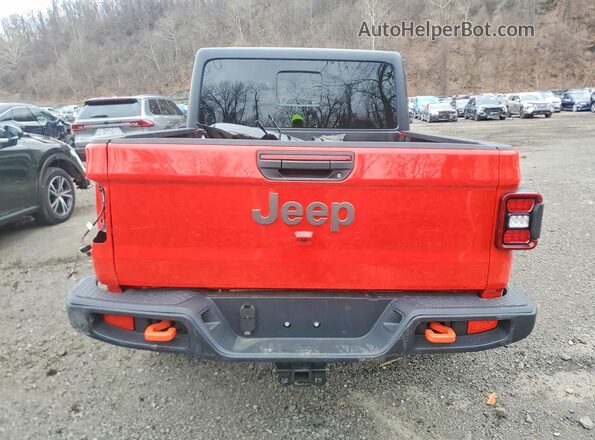 1C6RJTEG5TL153558 2026 JEEP GLADIATOR Red Вид ззаду