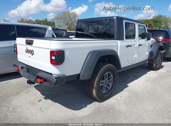 1C6RJTEG8TL153439 2026 JEEP GLADIATOR Белый Задняя правая четверть