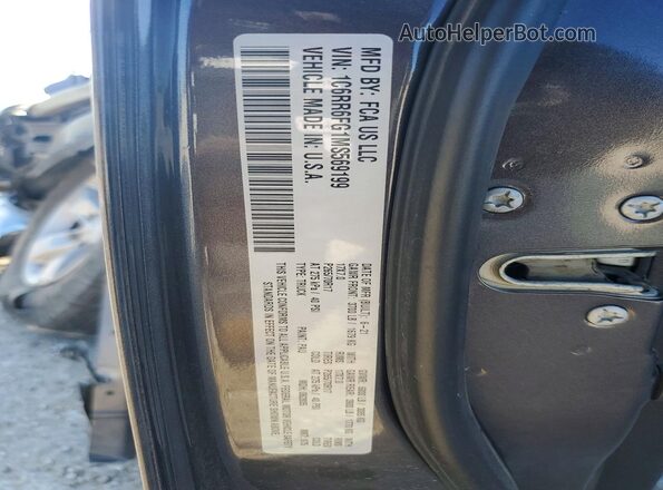 1C6RR6FG1MS569199 2021 RAM 1500 Gray ძრავის განყოფილების ხედი